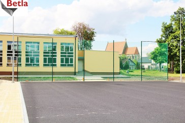 Siatki Puławy - Siatka na ogrodzenie szkolnego boiska, polipropylenowa dla terenów Puław